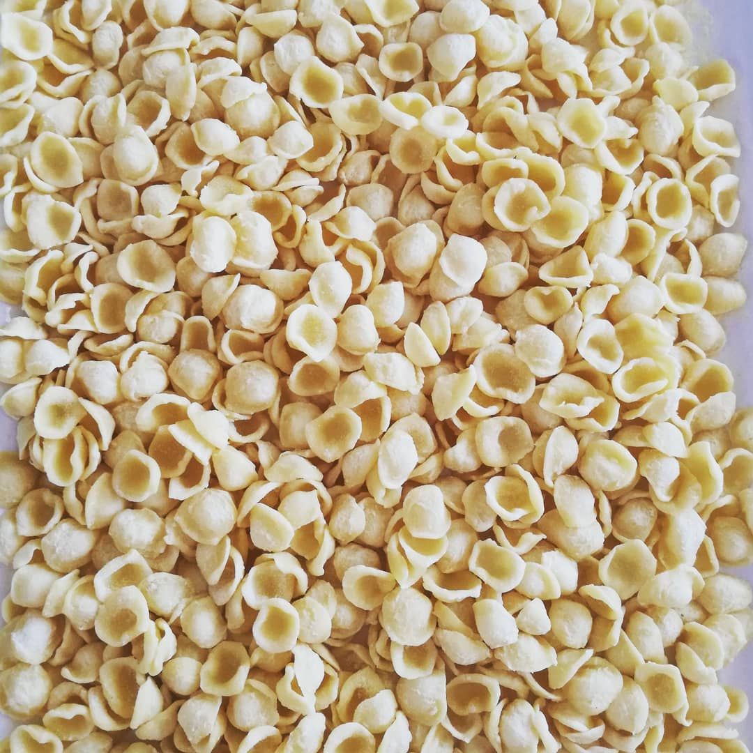 Orecchiette Artigianali Pasta Di Semola Pugliese Prodotti Locali Tipici Vieste Puglia